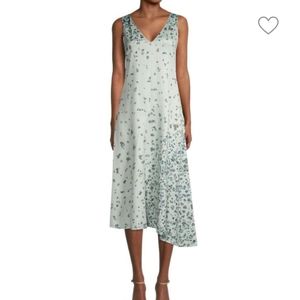 NWT Vince Asymmetrical Floral Dress Size S